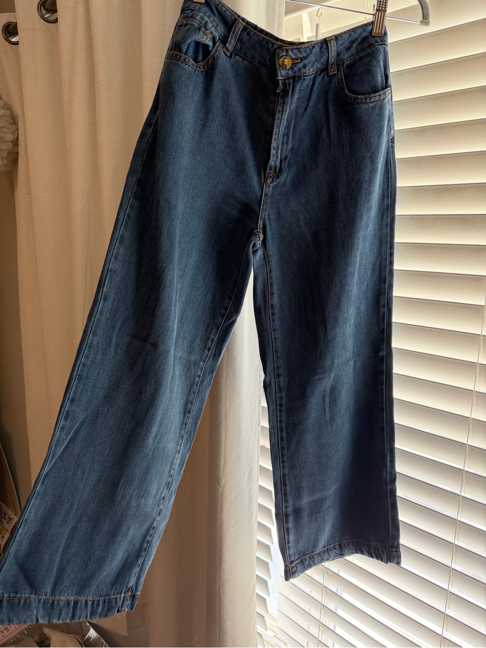Velvet Heart Wide Leg Dark Blue Jeans
